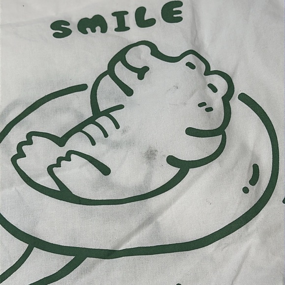 🐼 3/$25 moshi moshi SMILE canvas alligator tote - Picture 2 of 4